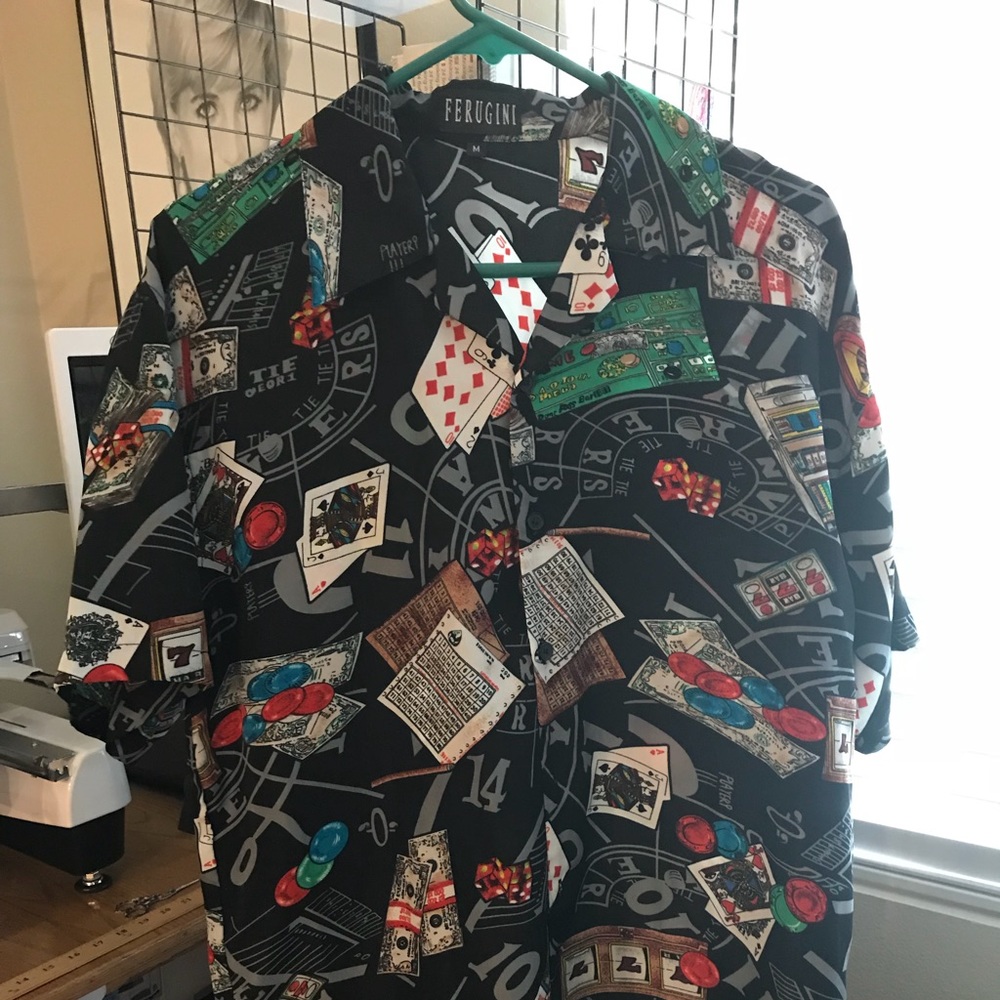 Ferugini button down shirt